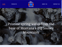 Tablet Screenshot of bigspringwater.com